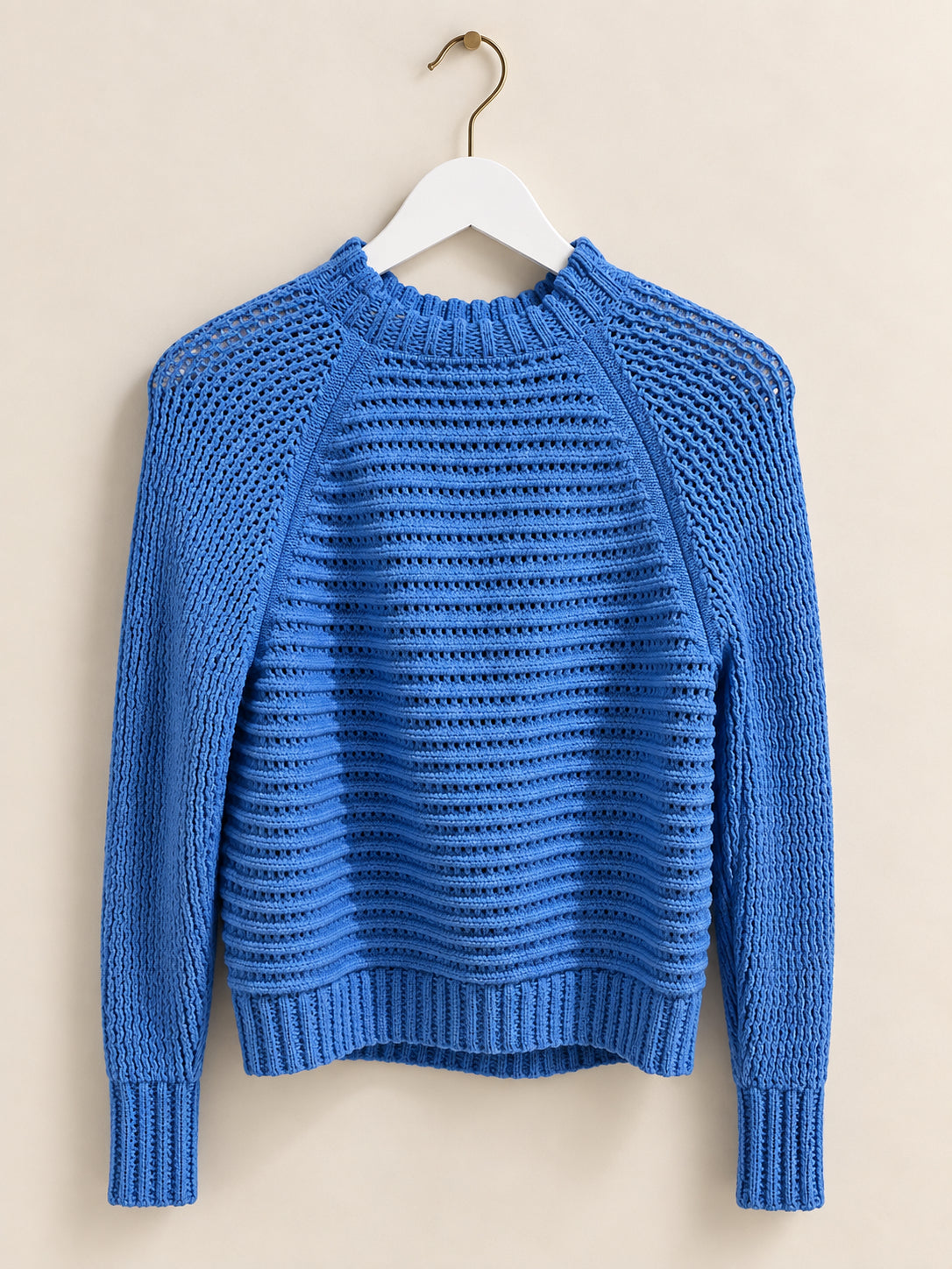 Blue 100% Cotton Jumper