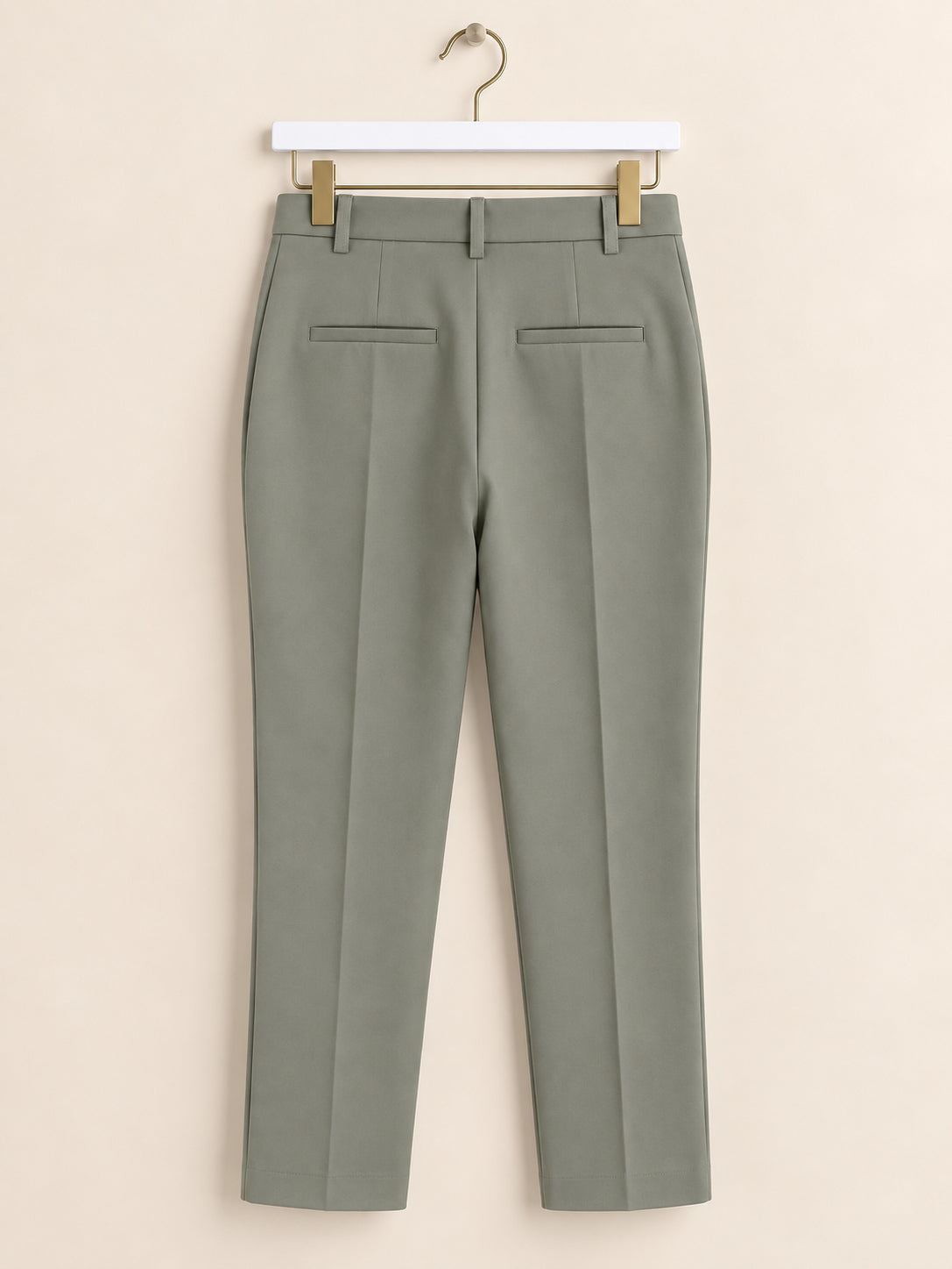 Grey Slim Leg Tailored Trousers
