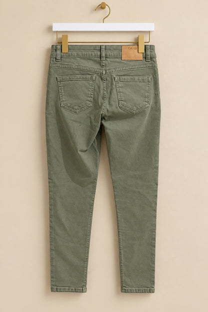 Khaki Green Jeans Trousers