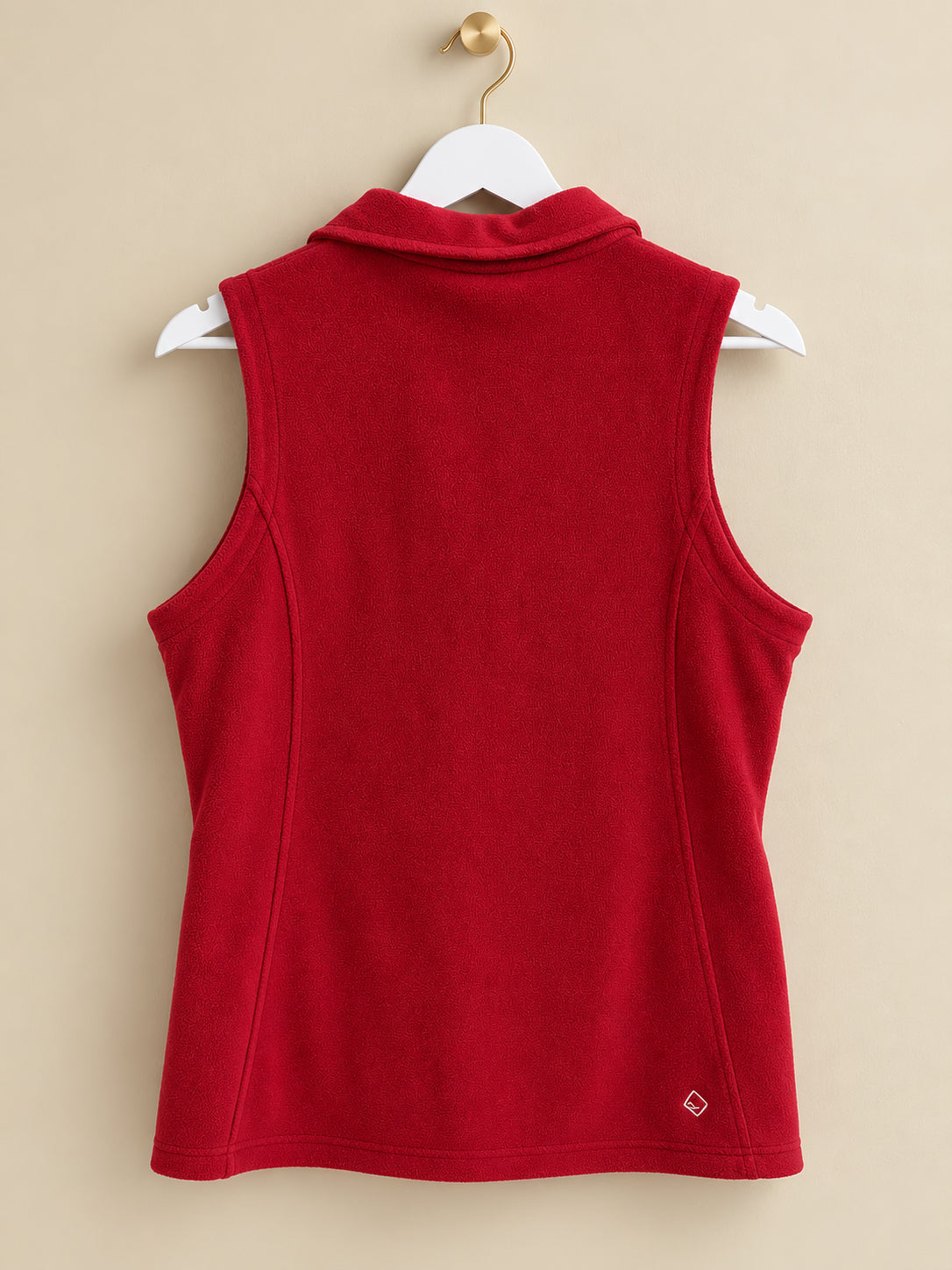 Berry Red Sleeveless Gilet